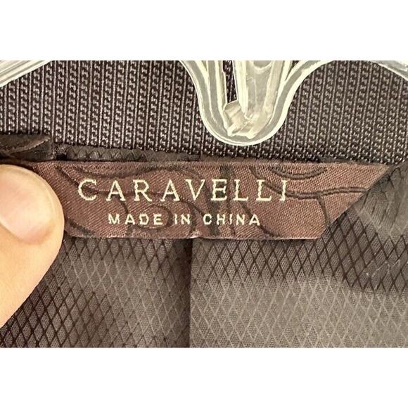 Caravelli Collection Italy Blazer Tailored Jacket Charcoal Gray Size 38R 32W NWT - Picture 5 of 8